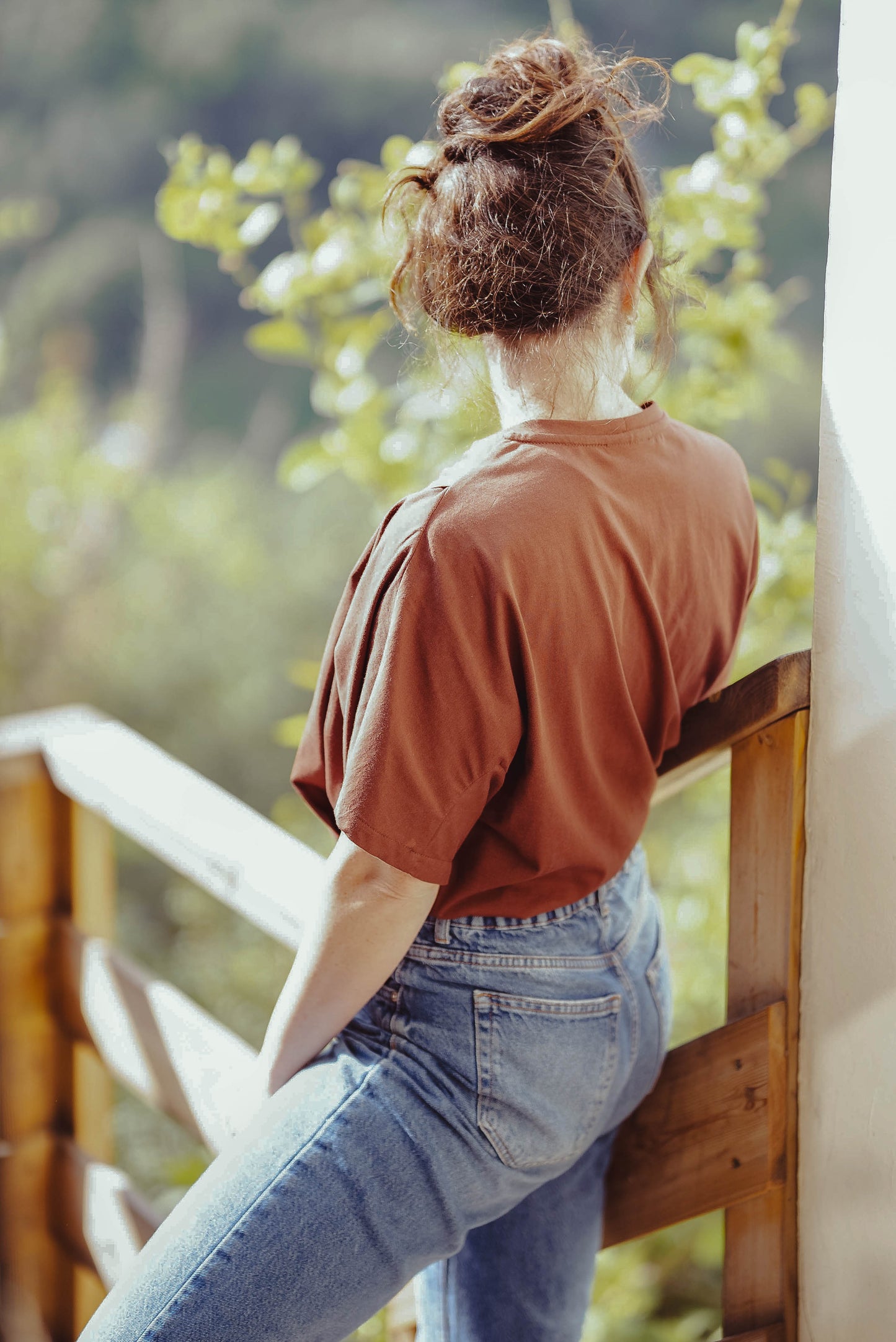 Bronze nursing tee