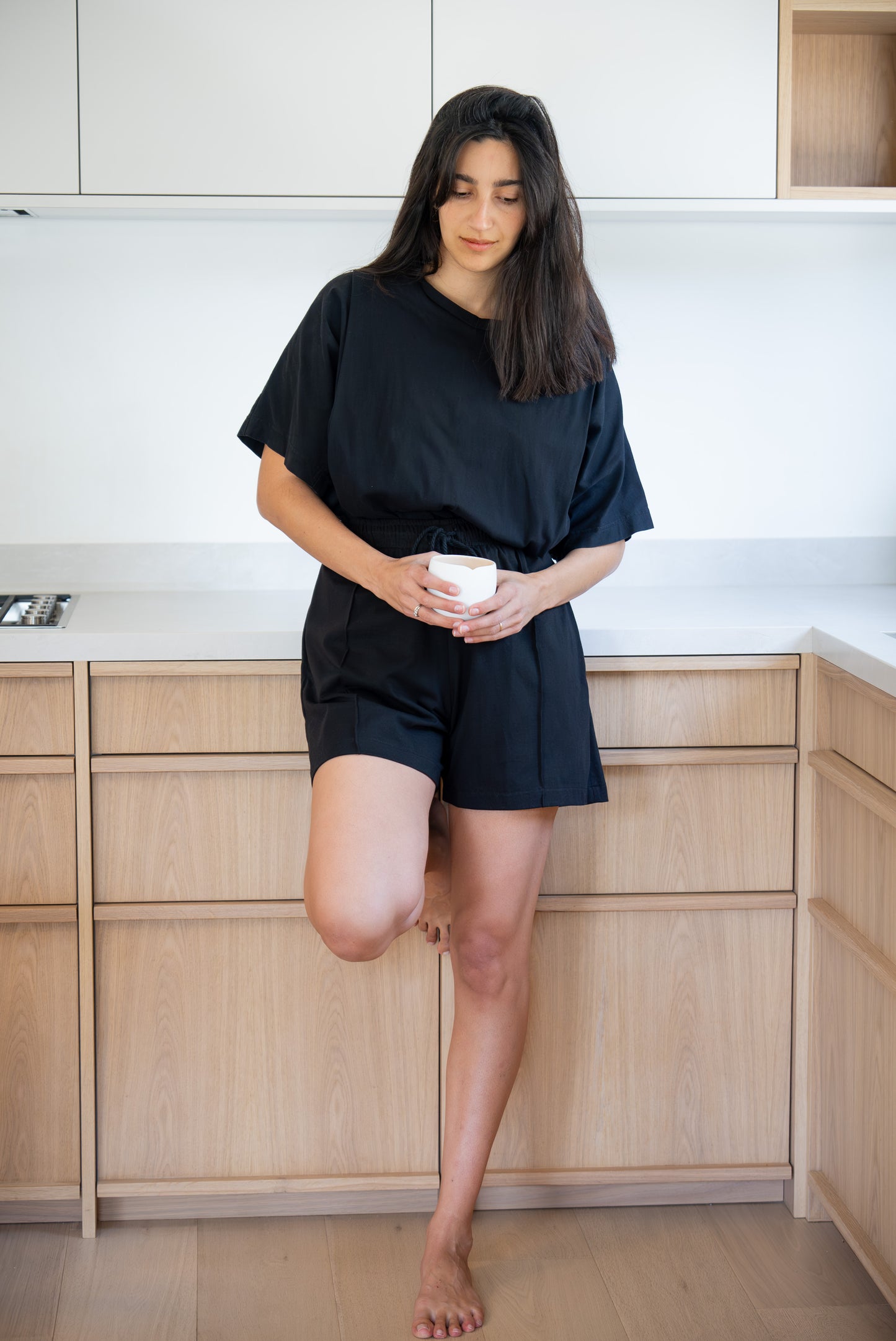 Black nursing tee