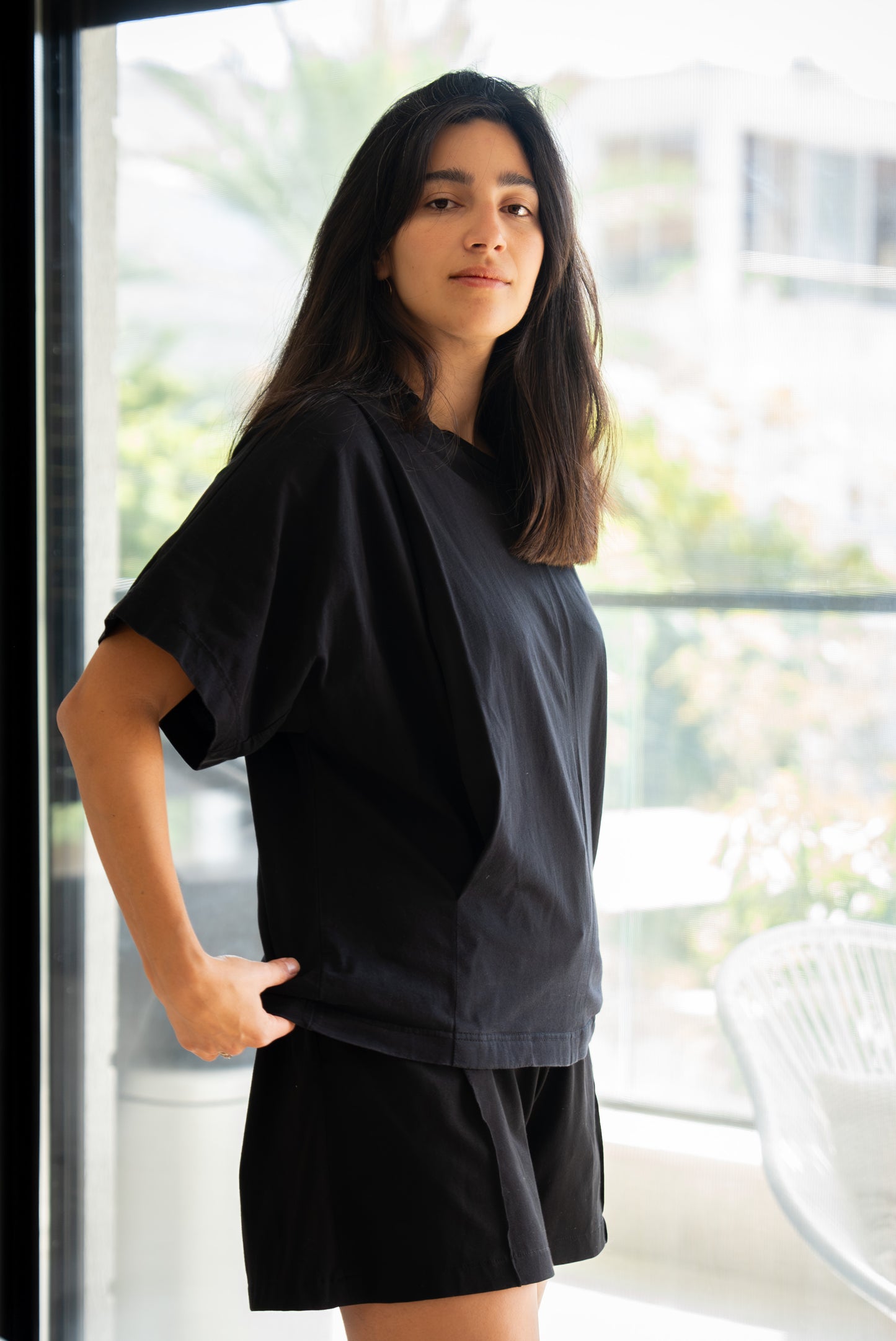 Black nursing tee